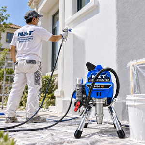 Spruzzatore di Vernice Elettrico Professionale Senza Aria ad Alta Pressione <span class=keywords><strong>per</strong></span> Pittura Murale - Product Image 5