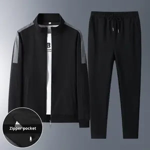 <span class=keywords><strong>Trajes</strong></span> <span class=keywords><strong>elegantes</strong></span> de tamaño completo <span class=keywords><strong>para</strong></span> hombre, ropa deportiva de alta calidad de Color sólido <span class=keywords><strong>para</strong></span> la temporada de transición, a la moda, a la moda - Product Image 2