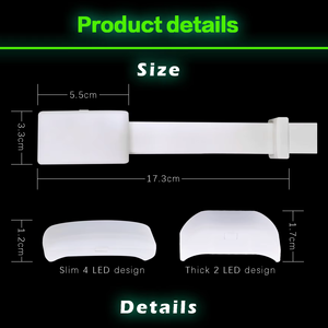 Perlengkapan Pesta Promosi Gelang LED Kontrol DMX Aktif ROHS Gelang LED Kustom untuk Festival - Product Image 3