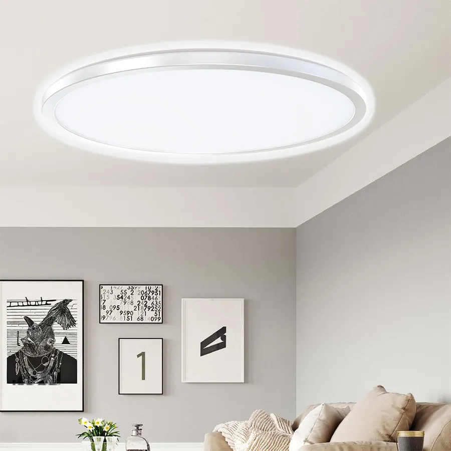LED Smart Modern Night Ceiling Light WIFI APP Remote Control Round shape ultra thin led ceil light with party mode