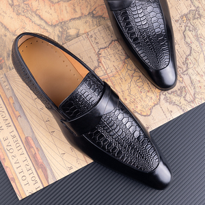 Mocassini <span class=keywords><strong>Eleganti</strong></span> da Uomo con Logo Personalizzato e Servizio OEM, Alta Qualità, Fatti a Mano in Pelle, Slip-On con Punta, Comodi e di Supporto - Product Image 2