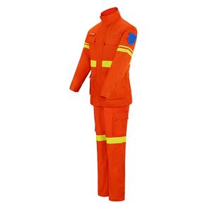 Combinaison de protection AmpsafeX pour la formation en sauvetage minier, style divisé, personnalisable, vêtements de pompier Nomex IIIA, ATPV 5 HRC 5 pour les incendies - Product Image 2
