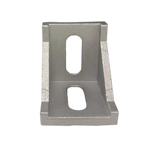 Support d'angle en aluminium extrudé robuste, support d'angle droit pour la construction industrielle, les meubles et les projets de bricolage - Product Image 4