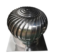 Ventilateur de toit à turbine éolienne en acier inoxydable robuste