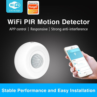 LangYeao WiFi PIR Présence humaine + capteur de détection de mouvement PIR Détecteur de luminance Assistant domestique à piles