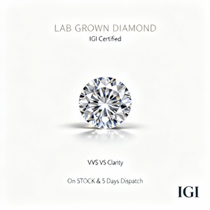 Diamant synthétique brillant VVS VVS1 VVS DEF, diamant cultivé en laboratoire, vente en gros, certifié IGI - Product Image 4