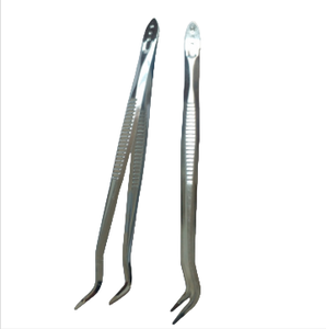 Vendita calda punta ispessita fatta a mano fai da te salone di bellezza prodotti per ciglia dentali pinzette dentali - Product Image 3