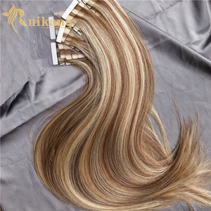 Extensiones de Cabello Humano Rubias con Cinta Adhesiva de Silicona Súper Invisible para Rizos, 3m, Doble Cara, con Removedor Eléctrico - Product Image 5