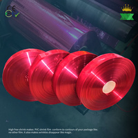 Film plastique PVC personnalisé, emballage thermorétractable imprimable, rouleau de Film thermorétractable pour l'emballage