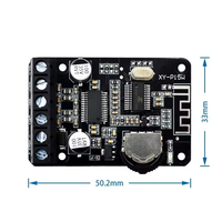 Penguat Daya Stereo Bluetooth 10W/15W/20W 12V/24V Modul Penguat Daya Digital Berdaya Tinggi XY -P15W