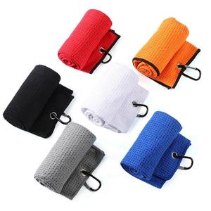 Toalla de golf personalizada sublimación microfibra gofres con color personalizado - Product Image 1