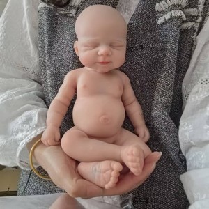 Muñecas Reborn Personalizadas de 12 Pulgadas, Mini Muñecas de Silicona Realistas, Tono de Piel y Cabello Personalizables, Pedidos al por Mayor, Muñecas de Silicona Completas - Product Image 2
