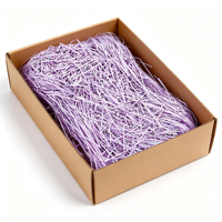 Papier artisanal jetable écologique non toxique pour remplissage de boîtes cadeaux de fête, papier raphia froissé recyclé spécial, impression offset