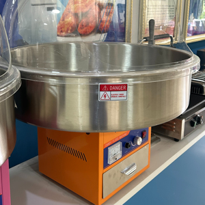 Máquina comercial de malvavisco naranja de acero inoxidable de gran capacidad - Product Image 1