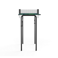 Petite table de tennis de table multi-usage avec filet produit assemblé facilement pliable