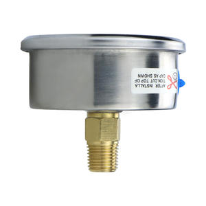 M14 * 1.5เครื่องวัดความดัน60มม. กันกระแทกเกจวัดแรงดันน้ำก๊าซทั้งหมดสำหรับโรงงานก๊าซชีวภาพ - Product Image 5