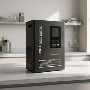 Regulador/Estabilizador <span class=keywords><strong>de</strong></span> Voltaje Automático Monofásico <span class=keywords><strong>de</strong></span> <span class=keywords><strong>Alta</strong></span> Calidad Servo SVC-10KVA, Voltaje 220V/110V - Product Image 4