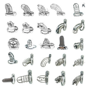 DongKai, superventas, 3 <span class=keywords><strong>tipos</strong></span> <span class=keywords><strong>de</strong></span> tamaño, jaula <span class=keywords><strong>de</strong></span> Metal masculina, juguete sexual para adultos, anillo sexual <span class=keywords><strong>de</strong></span> amor masculino, jaula <span class=keywords><strong>de</strong></span> castidad, bloqueo para hombres, juego BDSM - Product Image 6