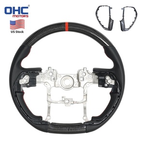 Volante de Fibra de Carbono Real para <span class=keywords><strong>Toyota</strong></span> <span class=keywords><strong>Tundra</strong></span> 2022-2026/Tacoma 2024-2026/Sequoia <span class=keywords><strong>2023</strong></span>-2026 con Bisel Decorativo (Envío desde Almacén en EE. UU.) - Product Image 1