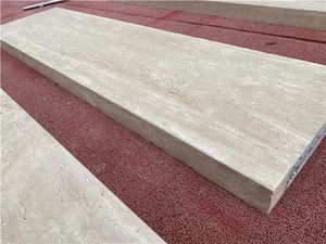 Trắng travertine tổ ong hiển thị gạch - Product Image 2