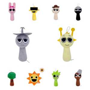 Luckykoo 2025 New <b>Stuffed</b> Animal <b>Toys</b> Sprunkie Plush Cute Cartoon PP Doll 40cm 20cm Kawaii Game Plush <b>Toys</b> - Product Image 3