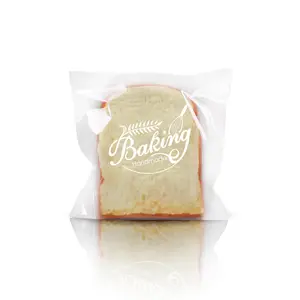 Brot Transparent Selbst klebend Backen In Scheiben geschnitten Toast Sandwich Snack OPP Verpackungs tasche