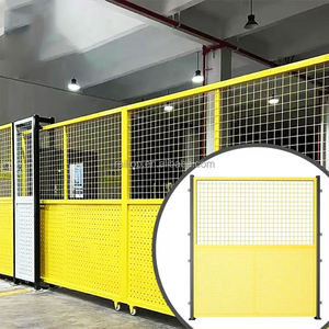 Filet d'isolement d'atelier en gros clôture de protection d'entrepôt logistique tri ceinture d'isolement jaune clôture de filet de stockage mobile - Product Image 6