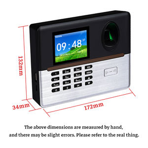 Биометрический терминал учета рабочего времени Realand A-L361: Система контроля доступа и учета посещаемости для сотрудников малого бизнеса - Product Image 4