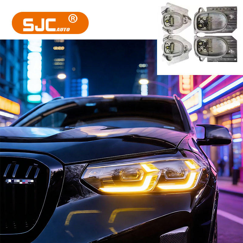 Module DRL Jaune Citron Pour BMW X3 X3M F97 G01 / X4 X4M F98 G02 – Feux De Jour LED Haut De Gamme 63117466107