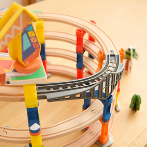 Tốt Nhất Thân Thiện Với Môi Bằng Gỗ Train Dòng Theo Dõi Đồ Chơi Thiết Lập Với Theo Dõi Thiết Lập - Product Image 3