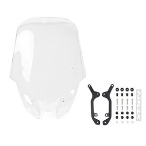 <span class=keywords><strong>Pare</strong></span>-brise avant de moto pour YAMAHA NMAX 155 NMAX 125 V3 2025-2026, déflecteur de carénage, visière coupe-vent - Product Image 2