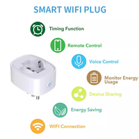 Prise intelligente italie SmartLife, minuterie d'alimentation, commande vocale, 16a Tuya, WIFi, prise intelligente