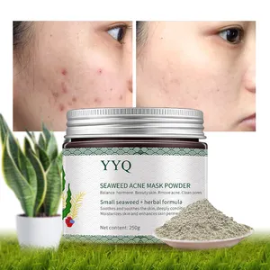 Acne Mask OEM/ODM Skin Care Acne Removal Seaweed Mask Blemish Removal Mud Film Oil Control Moisture Facial Jelly Mask Powder