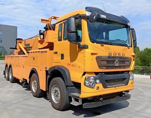 HOWO 8X4 80 tonnes, camion de remorquage lourd, véhicule de récupération super performant pour le secteur minier, la construction et le sauvetage routier - Product Image 1