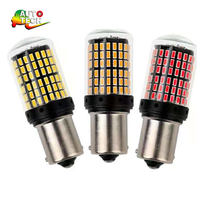 Nouvelle ampoule de frein de voiture universelle à LED pour clignotant S25 BA15S BA15D BAY15D 1156 1157 Canbus, à contact simple ou double