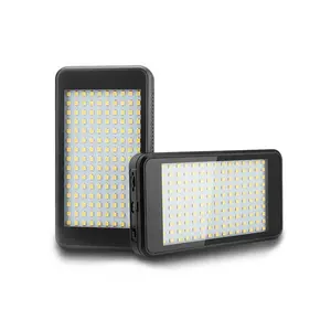 Luz Led de relleno de panel plano de 120 piezas, luz de fotografía ultrafina, luz de batería integrada de 4200mAh, 500lux/0,5 M de luminosidad