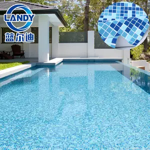 Hot Sale PVC Swimming Pool Liner 1.5mm 1.2mm Waterproof Cost-effective Swimming Overlap Above Ground Pool Liner Customized Color
