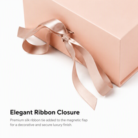 Coffret cadeau de luxe personnalisé avec logo pour bougie parfumée, gobelet et bracelet, boîte cadeau magnétique rose avec ruban
