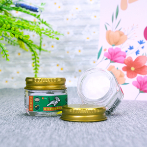 Baume à l'huile essentielle de menthe poivrée naturelle Zourunan OEM 20g, soulagement rapide des <span class=keywords><strong>douleurs</strong></span> musculaires et articulaires, crème rafraîchissante <span class=keywords><strong>anti</strong></span>-moustiques - Product Image 1