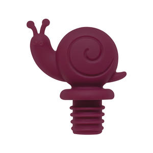 Tappo per birra da vino riutilizzabile in Silicone per lumaca 3D, tappo per bottiglia creativa, tappo per azienda, conserva birra da vino per uso alimentare - Product Image 3