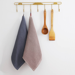 Cotone a nido d'ape stampato ad asciugatura rapida, facile da pulire, Super morbido <span class=keywords><strong>e</strong></span> assorbente, panno per la pulizia veloce Waffle - Product Image 6