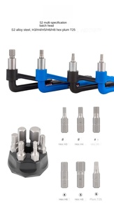 TOOPRE Clé <span class=keywords><strong>dynamométrique</strong></span> portable pour vélo 10-20NM Ensemble hexagonal, outil de couple professionnel pour la fixation et l'entretien du vélo - Product Image 6