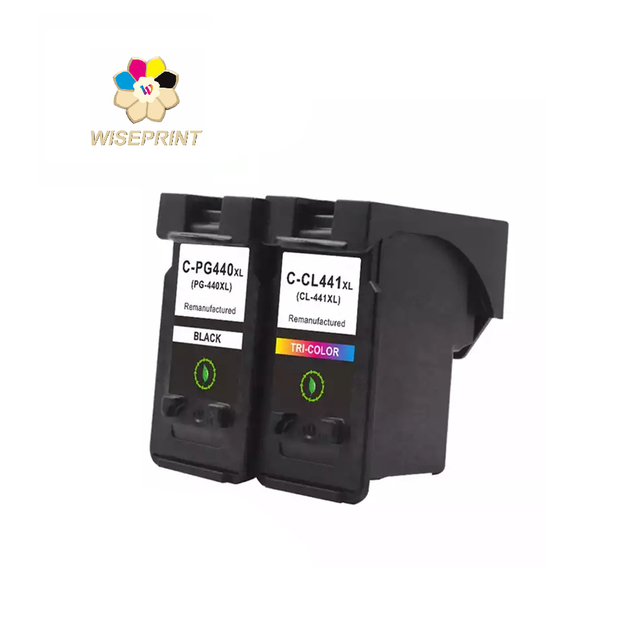 Wiseprint Compatible Canon PG-440XL CL-441XL PG 440XL 440 XL 441XL 441 PG440 Remanufactured Ink Cartridge for Canon PIXMA MG3540