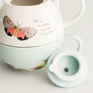 <span class=keywords><strong>Set</strong></span> da Tè in Ceramica Moderno <span class=keywords><strong>Due</strong></span> in Uno Stile Nautico con Tazza e Teiera - Product Image 4