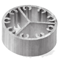 Profilé d'extrusion de radiateur de dissipateur thermique en aluminium plat anodisé personnalisé 6061 6063 Profilé en aluminium de qualité supérieure