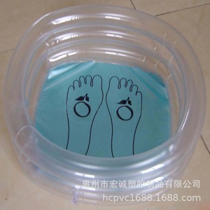 สระน้ำเป่าลมสำหรับเด็ก ขนาด 110x110 ซม. ทำจาก PVC รูปทรงกลม สำหรับเล่นน้ำที่บ้าน - Product Image 3