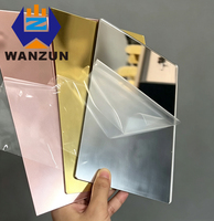 Plaque de miroir acrylique sur mesure en gros, couleur personnalisée, panneau de miroir PMMA écologique, miroir en plastique de haute qualité, découpe et moulage