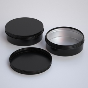 180g/ml Round Tin Container Container Recycled Cream Cosmetic Packaging Metal Aluminum Tins with Lids - Product Image 4