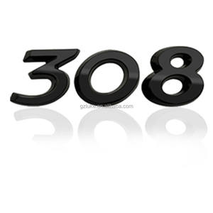 Adesivo decorativo per lettere con numero di emblema del bagagliaio posteriore in metallo all'ingrosso per il <span class=keywords><strong>308</strong></span> - Product Image 1