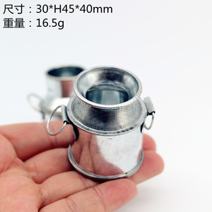 Miniatures de maison de poupée, accessoires miniatures pour maison, mini bidon de <span class=keywords><strong>lait</strong></span> en métal, seau en métal, décoration de jardin - Product Image 2